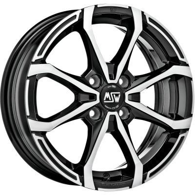 MSW msw x4 gloss black full polished 16"