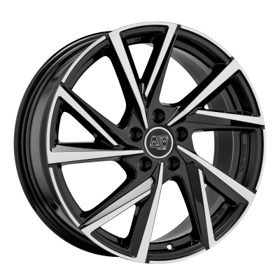 MSW msw 80-5 gloss black full polished 17"