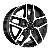 MSW msw 40 van gloss black full polished 16"