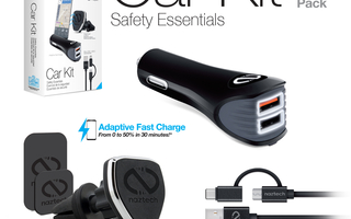 Nyhed Safety Essentials Car Kit - Hybrid USB-C - køb hos dækbutikken.dk