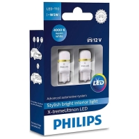 Philips W5W T10 X-TREMEULTINON LED 4000K 12V 2PK