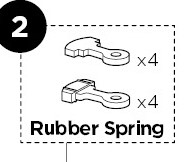 Rubber Spring Kit