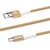 Naztech Micro USB ladekabel Gold