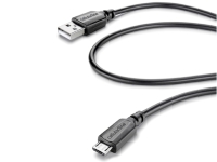 Cellularline  Lade- og datakabel, micro USB  1,2m