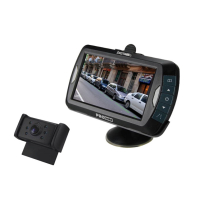 Bak-kamera (digital) - 2-kanal, 12/24V