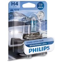 Philips WhiteVision ultra H4 1 stk.