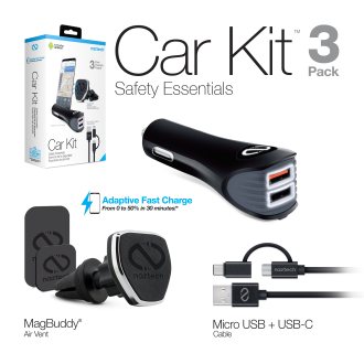 Safety Essentials Car Kit - Hybrid USB-C