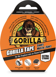 Gorilla Tape Svart 11mx48mm