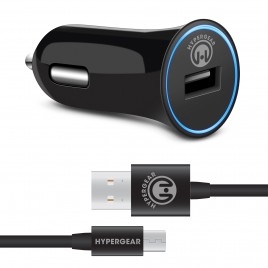 Naztech Hypergear USB 2,4A lader m. Micro USB kabel