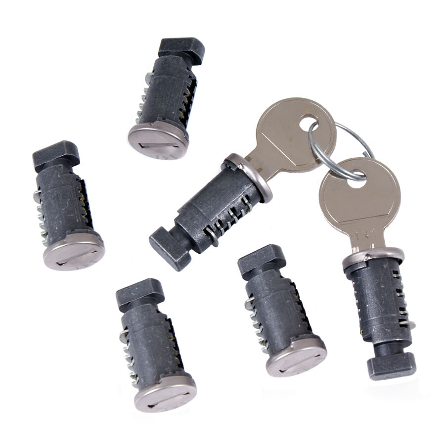 Billede af Låsesæt Atera med 6 låse og 2 nøgler