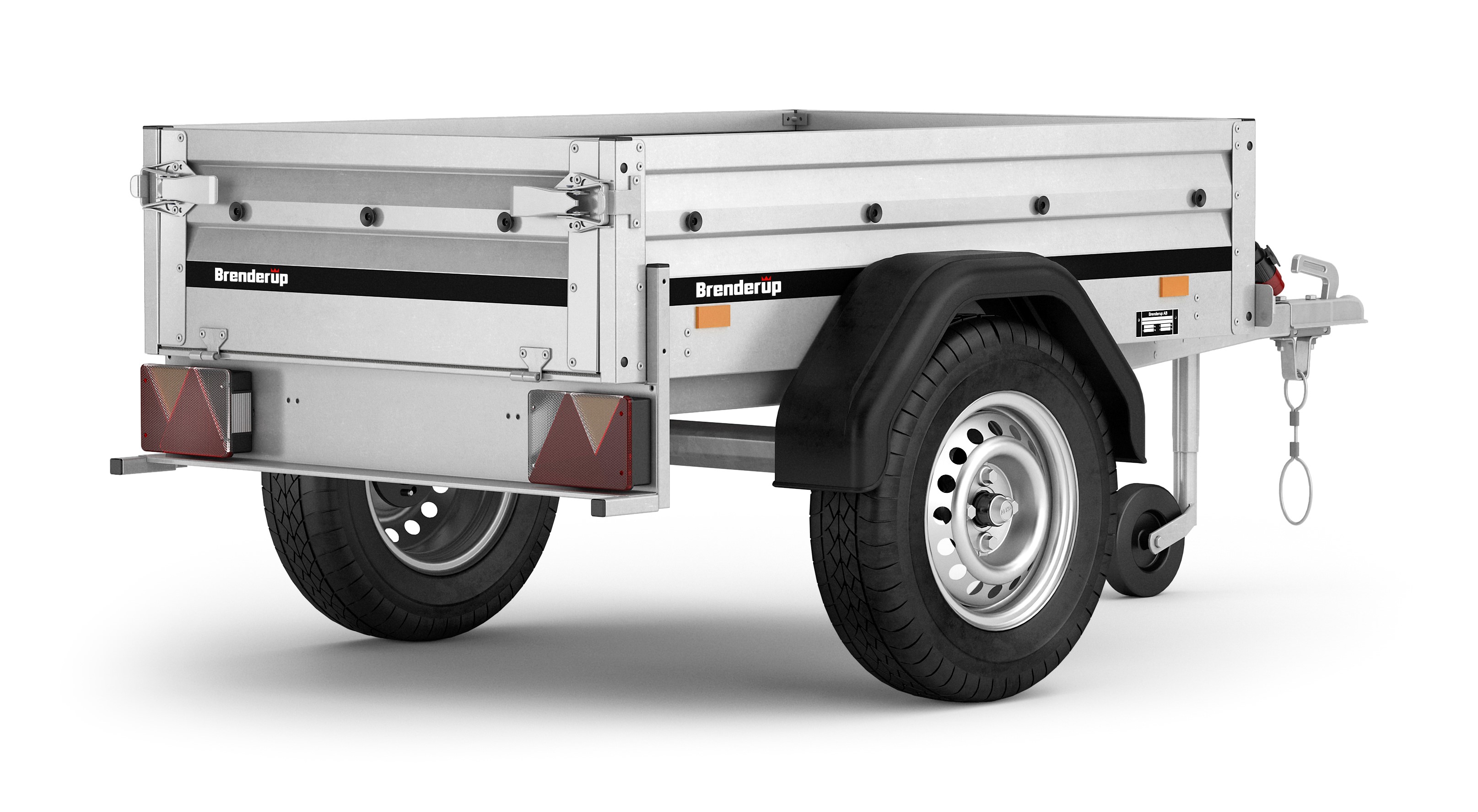 Se Brenderup Trailer 1150 Solid mindre trailer med tiltfunktion hos Dækbutikken - Dæk og Fælge