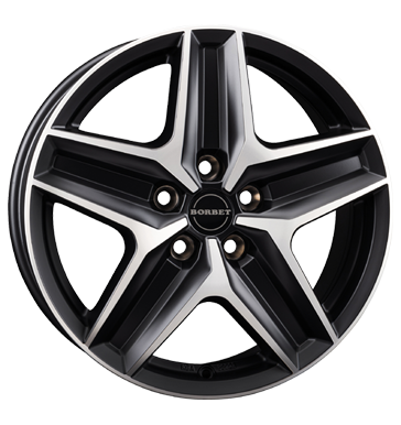 Borbet CWZ black polished matt black polished matt