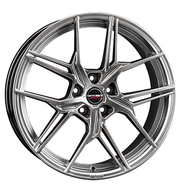Borbet QX hyper black silver hyper black silver