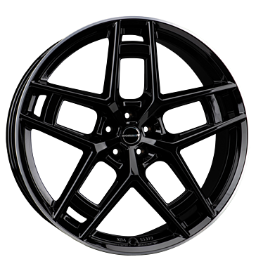 Borbet TF black rim polished glossy black rim polished glossy