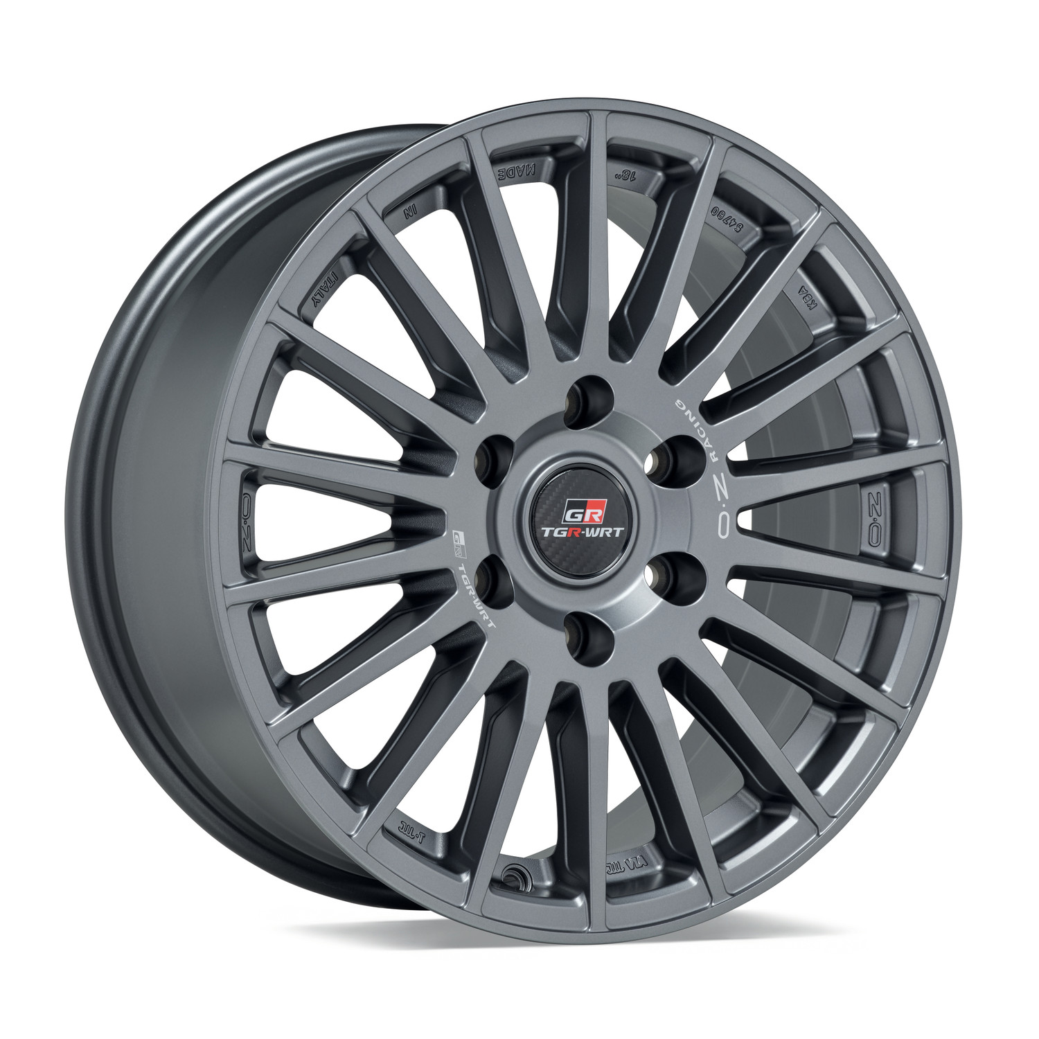 OZ Rally desert tgr-wrt matt graphite + silver lettering