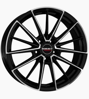 Borbet Fb2 black polished matt