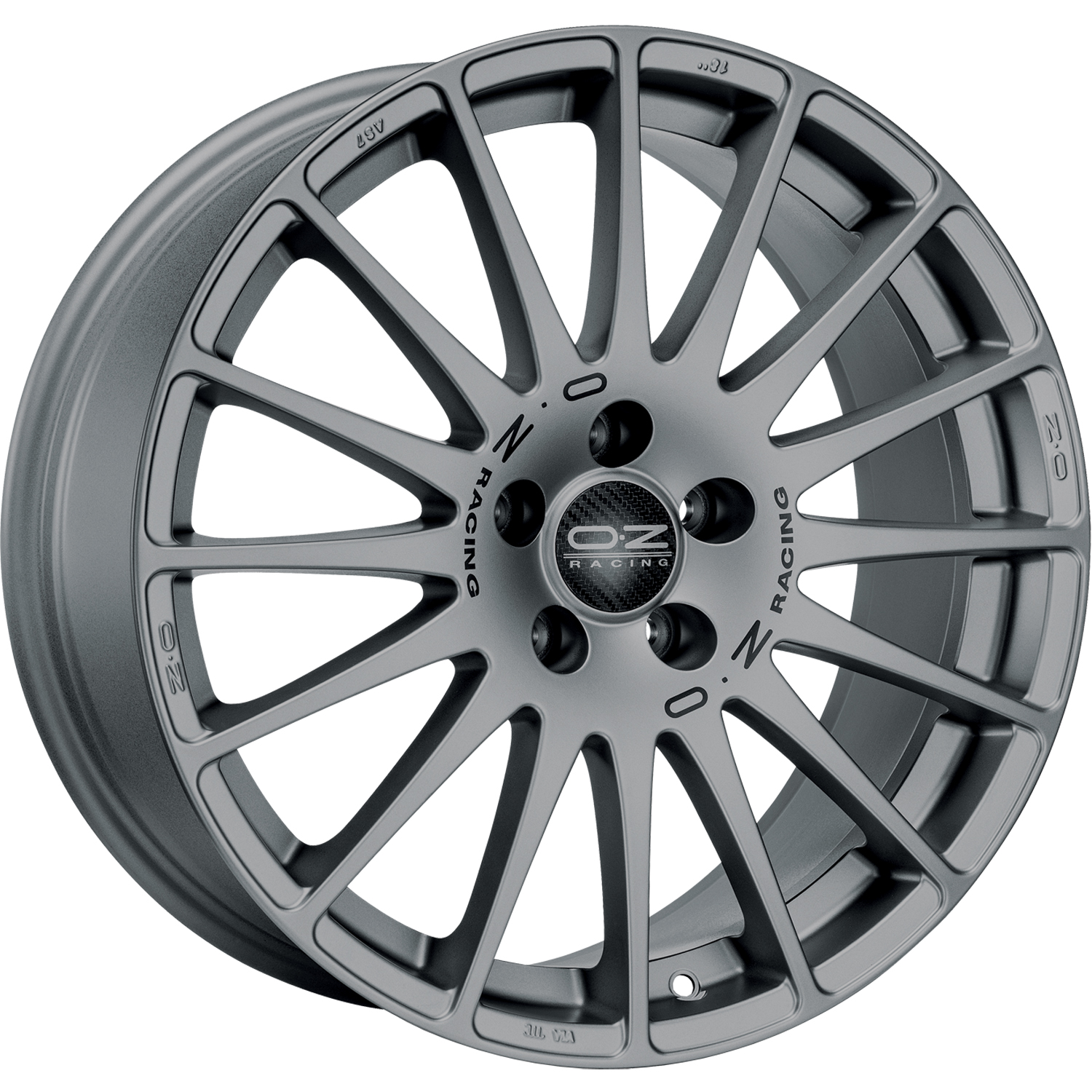 Billede af OZ superturismo gt grigio corsa black lettering grigio corsa black lettering