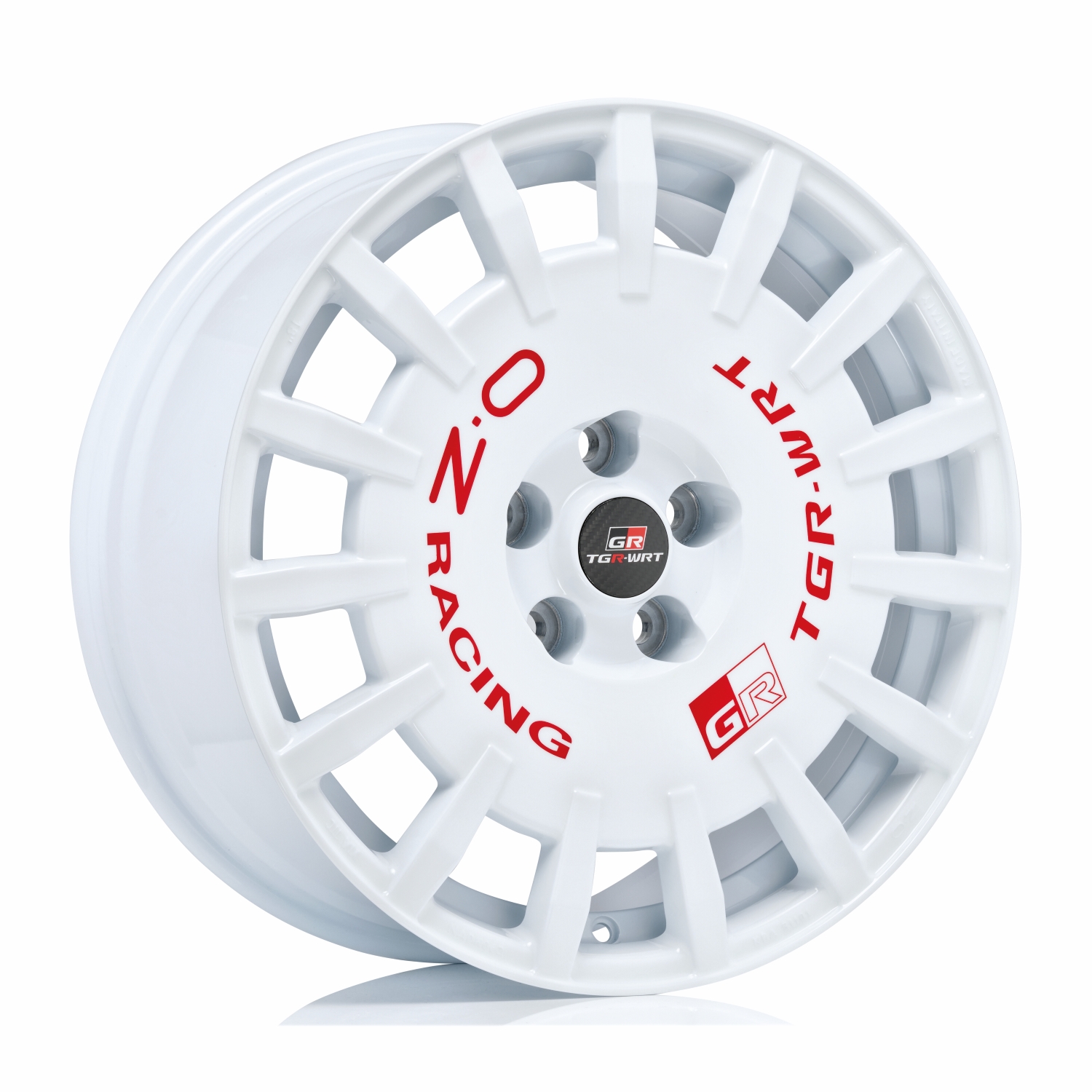 OZ Rally racing tgr-wrt race white + red lettering