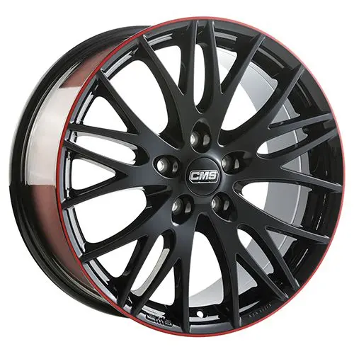 CMS C8 Schwarz ROT glanz
