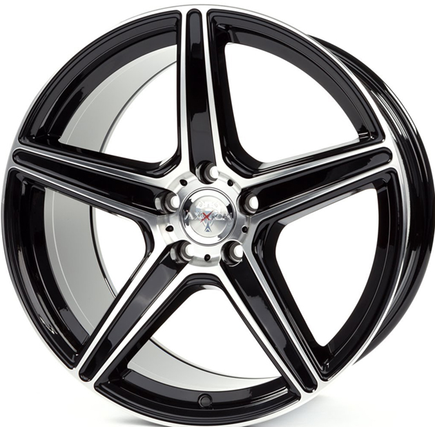 AXXION AX7 Super Concave Schwarz Hochglanzpoliert