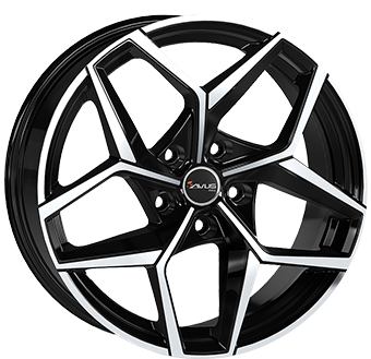 Avus velgen Avus ac-523 Gloss Black / Polished