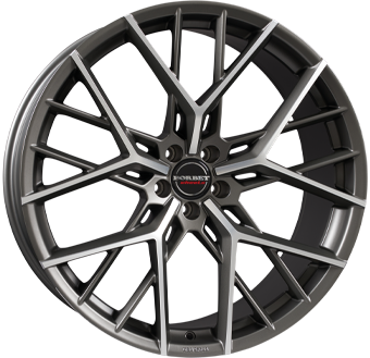 Borbet By Dull Titanium / Polished