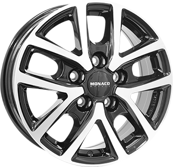 Monaco wheels Cl2t Gloss Black / Polished