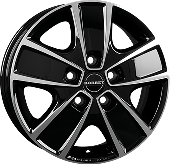 Borbet Cwg Gloss Black / Polished