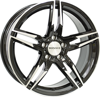 Monaco wheels Gp1 Gloss Black / Polished