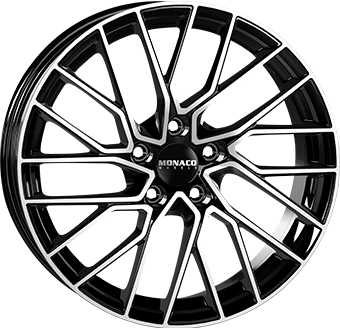 Monaco wheels Gp11 Gloss Black / Polished
