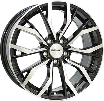 Monaco wheels Gp5 Gloss Black / Polished