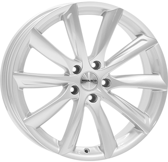 Monaco wheels Gp6 Silver