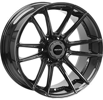 Monaco wheels Mnc wheels tunnel Gloss Black