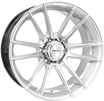 Monaco wheels Mnc wheels tunnel Hyper Silver
