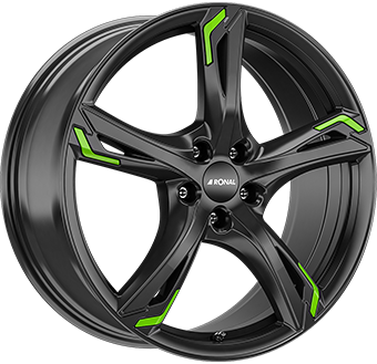 RONAL R62 green Gloss Black