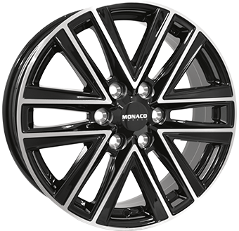 Monaco wheels Vt1 Gloss Black / Polished