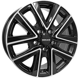 Monaco wheels Vt2 Gloss Black / Polished