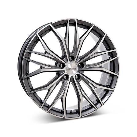 Nitro Sapphire Anthracite grey front polished