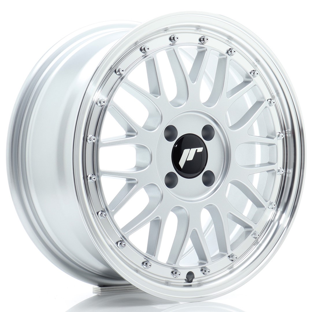 JR WHEELS JR23 Hyper Silver w- Machined Lip Hyper Silver w/ Machined Lip