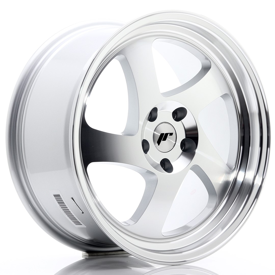 JR WHEELS JR15 Silver Machined Face Silver Machined Face