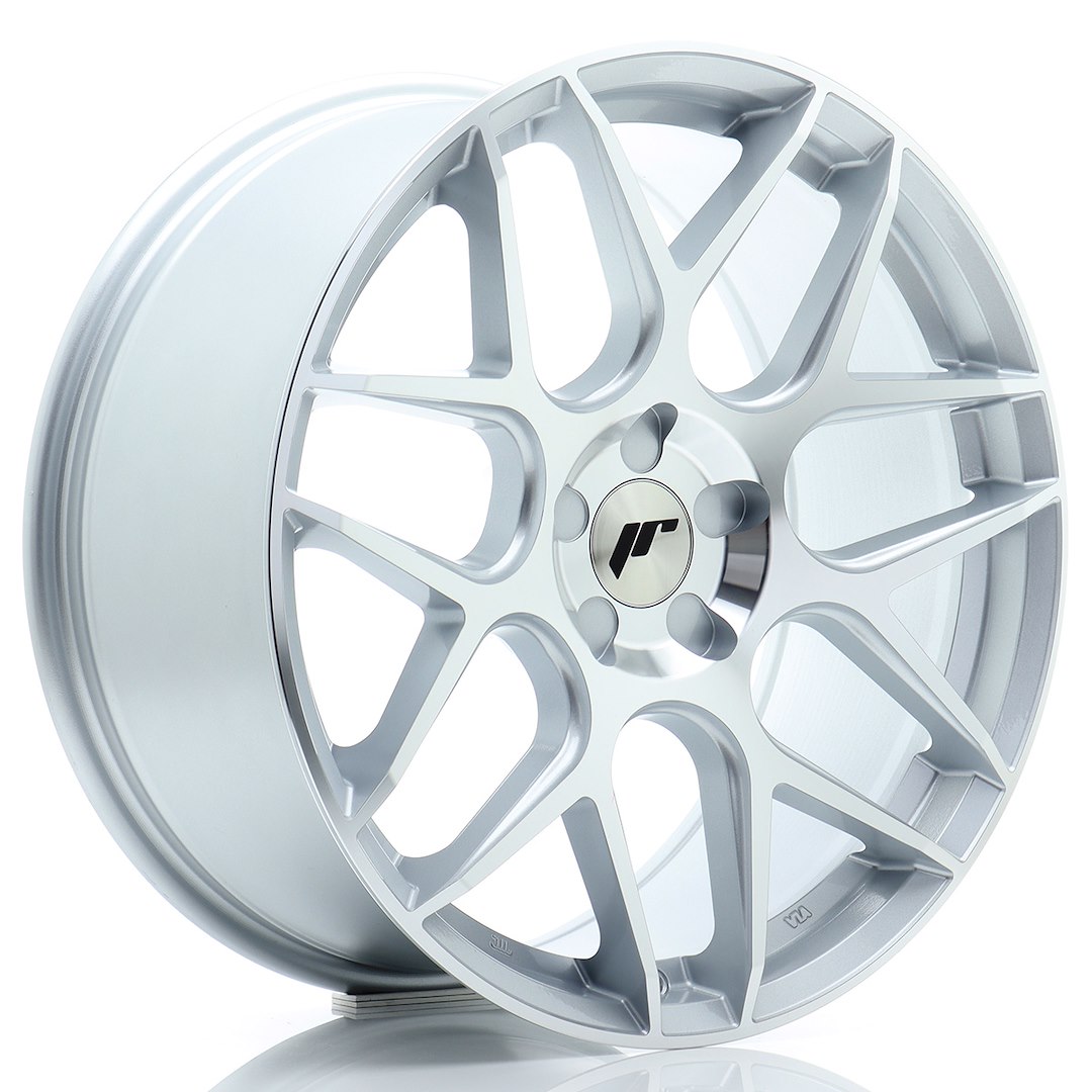 JR WHEELS JR18 Silver Machined Silver Machined