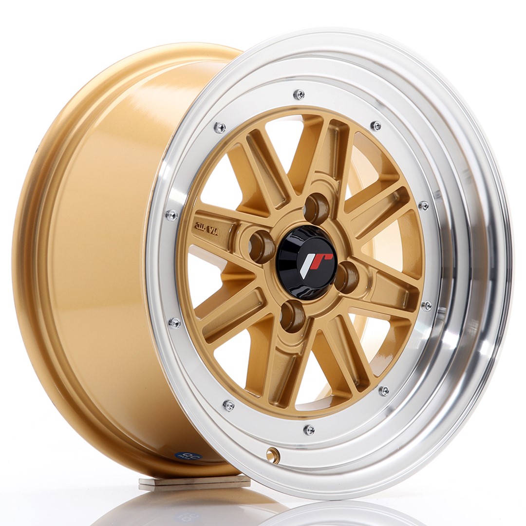 JR WHEELS JR31 Gold w- Machined Lip Gold w/ Machined Lip