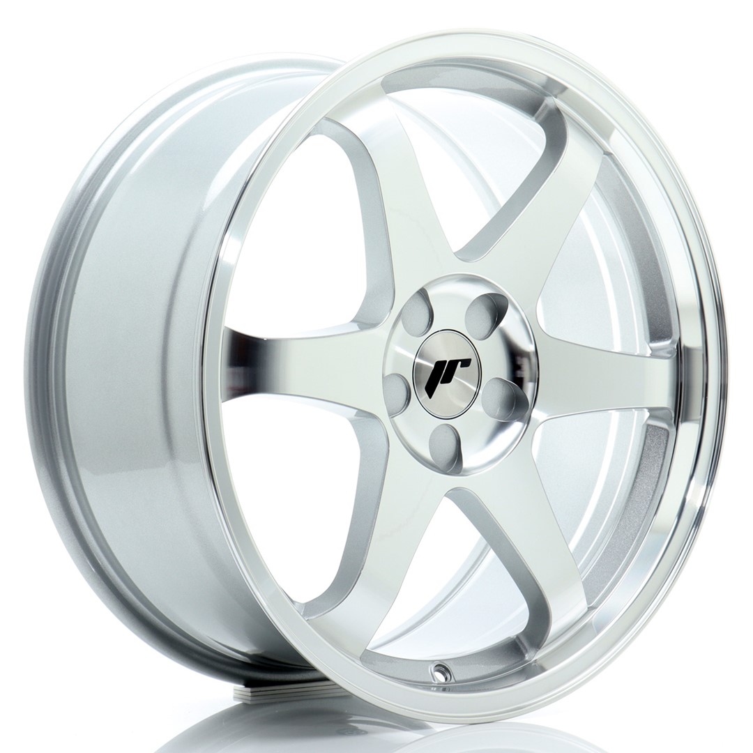 JR WHEELS JR3 Silver Machined Silver Machined