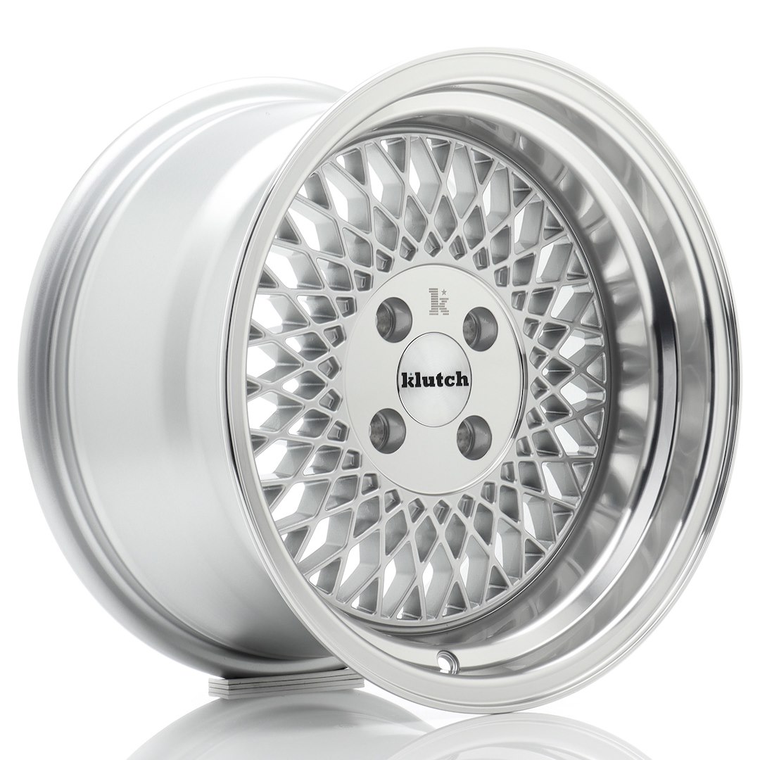 Klutch Wheels SL1 Silver w- Machined Lip Silver w/ Machined Lip