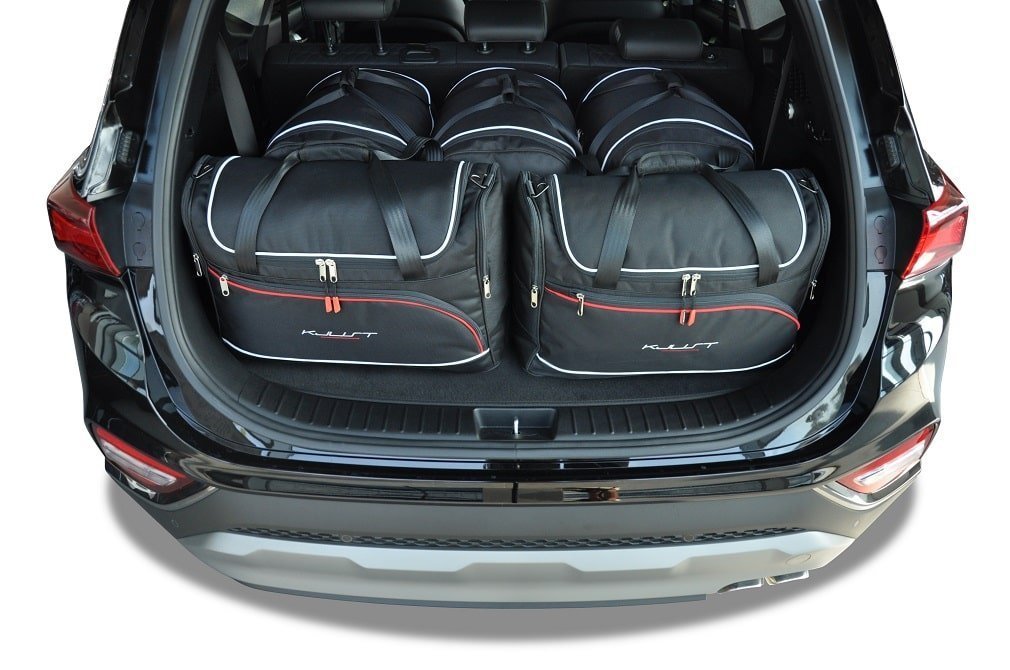 Se HYUNDAI SANTA FE SUV 2018+ CAR BAGS SET 5 PCS hos Dækbutikken - Dæk og Fælge