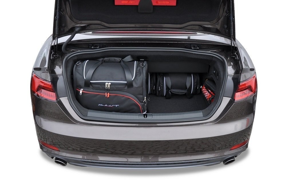 Se AUDI A5 CABRIO 2017-2018 CAR BAGS SET 4 PCS hos Dækbutikken - Dæk og Fælge