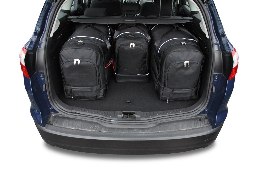 Se FORD FOCUS KOMBI 2011-2018 CAR BAGS SET 4 PCS hos Dækbutikken - Dæk og Fælge
