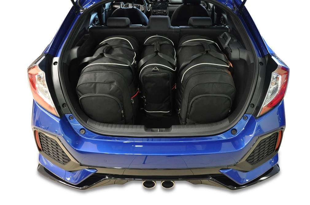 Billede af HONDA CIVIC HATCHBACK 2017-2021 CAR BAGS SET 4 PCS hos Dækbutikken - Dæk og Fælge