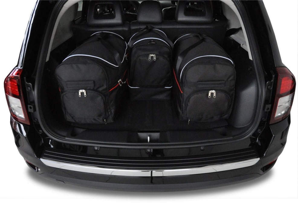 Billede af JEEP COMPASS 2007-2015 CAR BAGS SET 4 PCS hos Dækbutikken - Dæk og Fælge