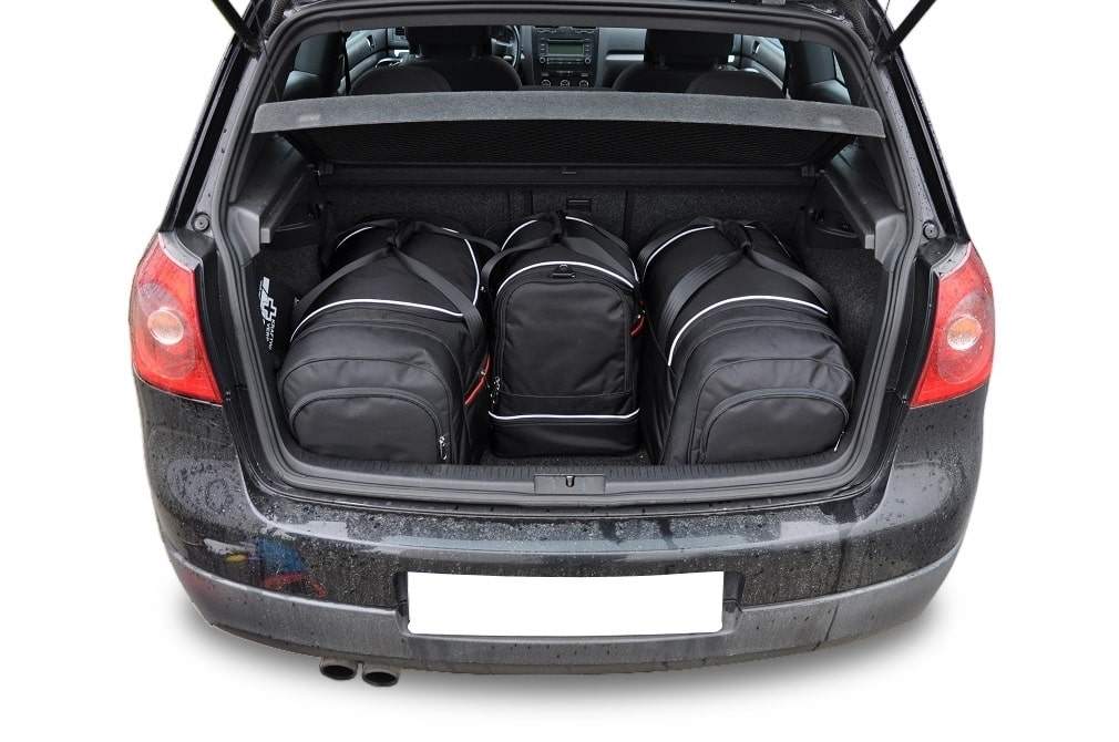 Se VW GOLF HATCHBACK 2003-2008 CAR BAGS SET 4 PCS hos Dækbutikken - Dæk og Fælge